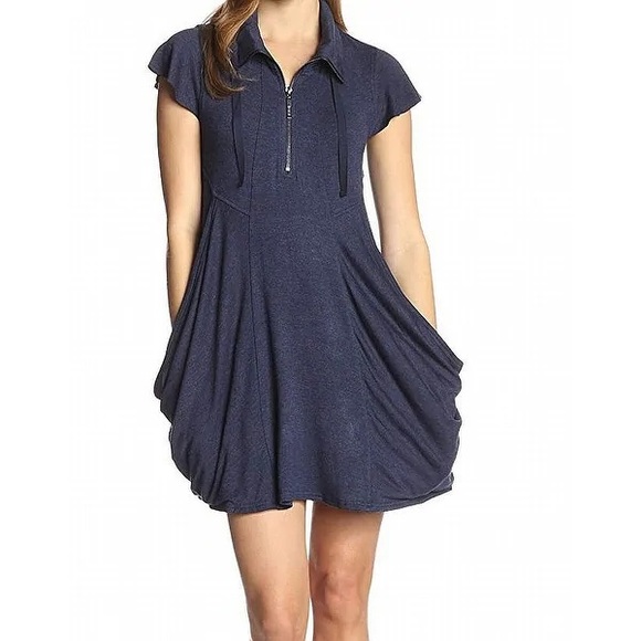 Kensie Flutter draped dress - Picture 4 of 4